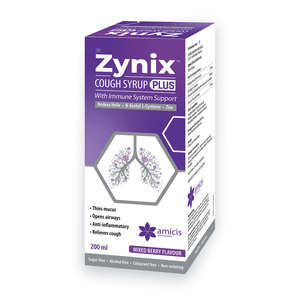 ZYNIX COUGH SYRUP PLUS 200ML