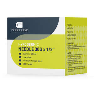 NEEDLE 30GX13MM ECONOCARE 100's