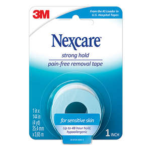 NEXCARE STRONG HOLD TAPE PAIN-FREE REM 1