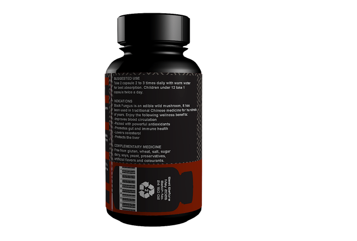 Black Fungus Capsules (90) 600mg