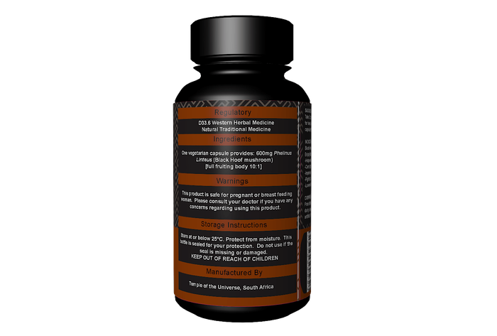 Black Hoof Capsules (90) 600mg