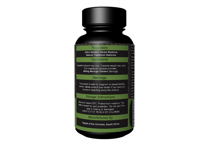Moringa Leaf Capsules (90) 600mg