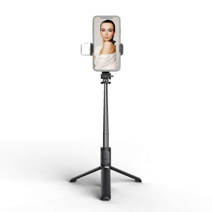 Multifunctional Selfie Stick  Extendable Tripod & Bluetooth Control