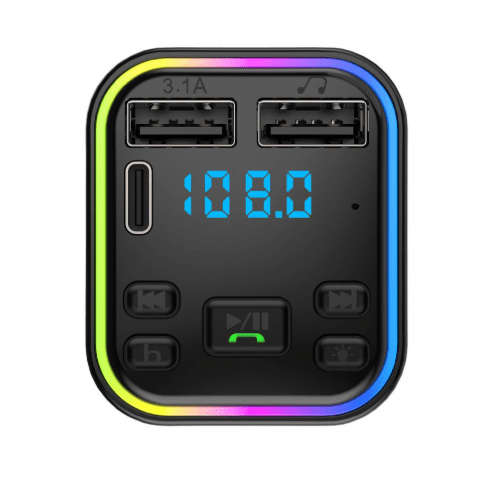 PD Fast Car Charger Bluetooth FM  MP3 Player & Hands-Free