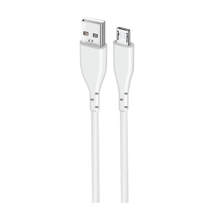 Fast Charging USB to USB to Micro Cable for Android  White