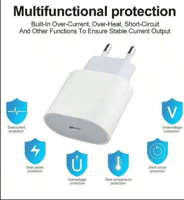 25W PD Fast Charger for Android with USB-C to USB-C Cable