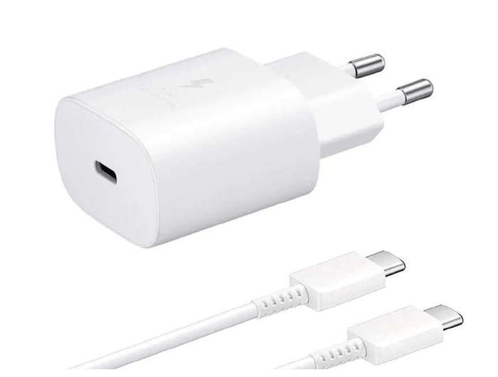 25W PD Fast Charger for Android with USB-C to USB-C Cable