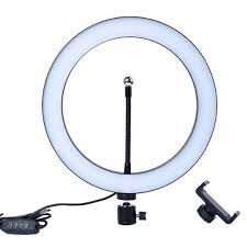 White LED Ring Light  Bright Photography & Video Light