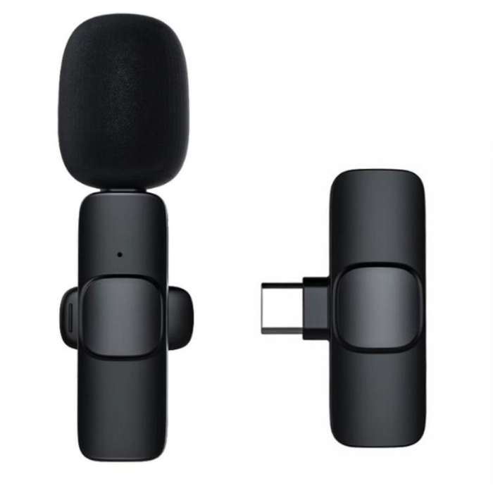 K8 Wireless Microphone  Type-C Plug & Play | Live Vlogging