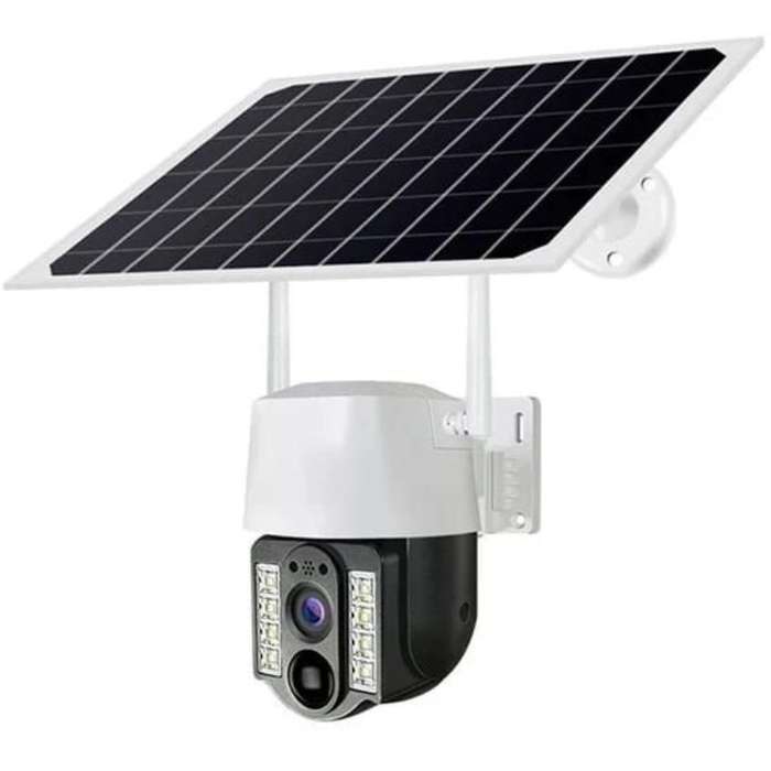 Solar-Powered WiFi Surveillance Camera  Outdoor Camera