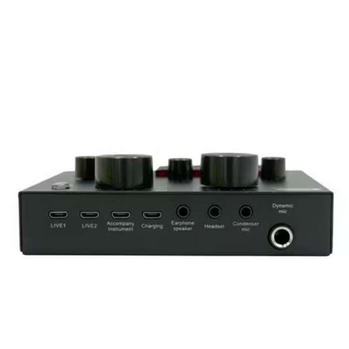 Andowl Sound Card Q-MIC1-Professional Mobile & PC Audio Mixer