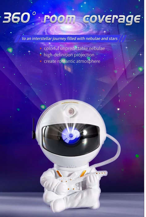Galaxy Projector Light Astronaut  Mini Star Night Light