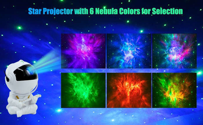 Galaxy Projector Light Astronaut  Mini Star Night Light