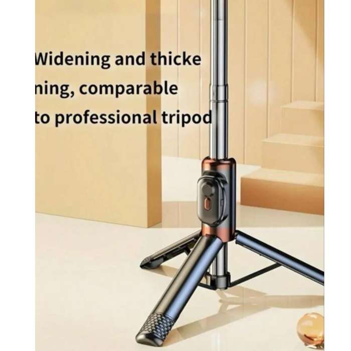 Andowl Alloy Selfie Stick  1.7m Wireless Tripod with Remote
