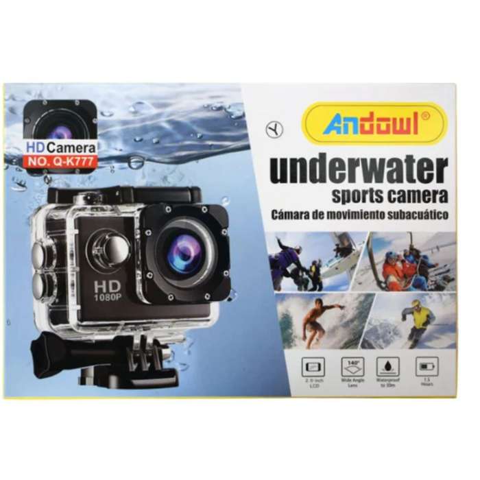 Andowl Underwater Sports Camera  1080P HD Action Cam