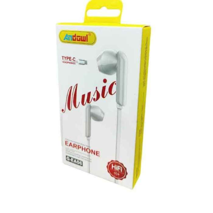 Andowl Earphone Type-C Q-EA06  Wired Earphones for Type-C