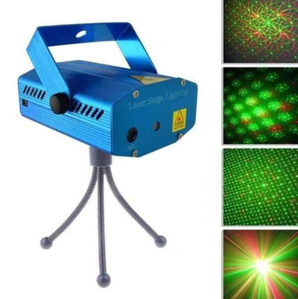 Mini Holographic Disco Projector with Motion & Auto Mode