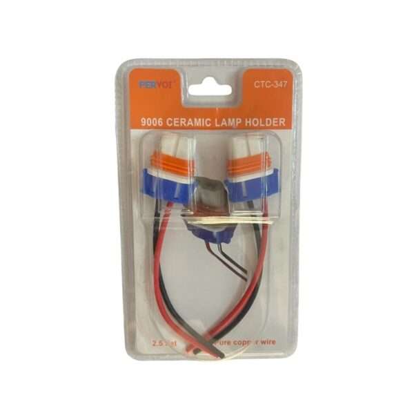 Connector Pigtail Ceramic  9006/BH4 Bulb Socket Headlamp