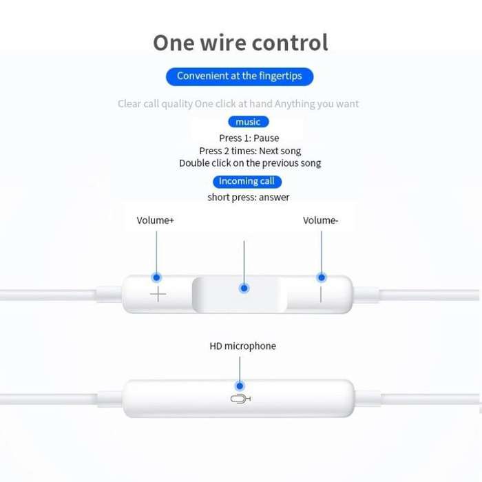 Lightning Wired Earphones for iPhones  Built-in Mic