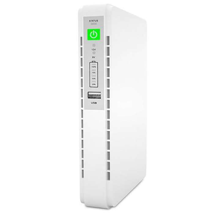 Andowl 12000mAh Mini DC UPS White Q-UP1000  Backup Power