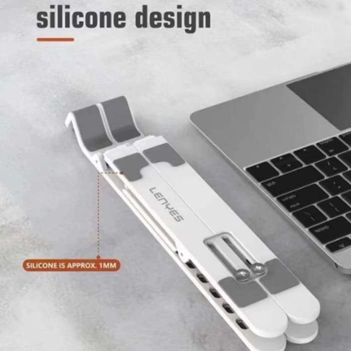 Lenyes Adjustable Laptop Stand  Ergonomic and Portable