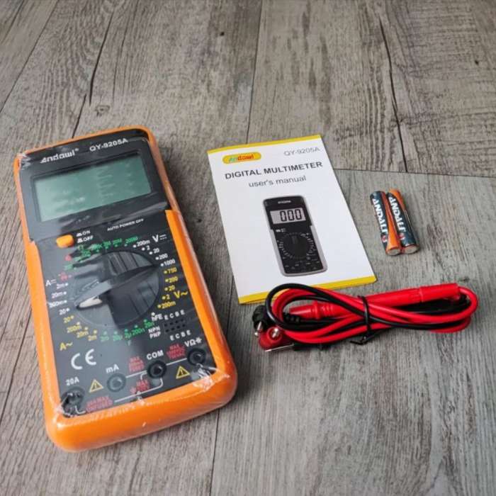 Andowl QY-9205A Digital Multimeter | High-Precision Voltage