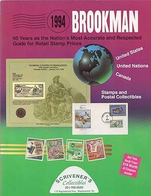 Brookman-United States, United Nations and Canada Stamps and Postal Collectibles Price Guide - 1994
