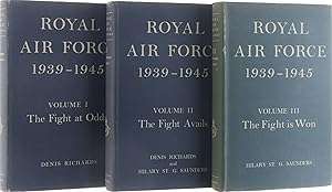 Royal Air Force 1939 - 1945 - Three Volumes (The Official History of the wartime RAF) (1953)