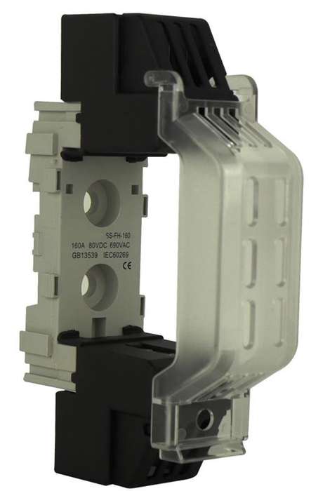 Solarix NT00 Rail Mount 1 Pole 160A DC Fuse Holder