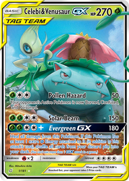 Celebi &amp; Venusaur-GX