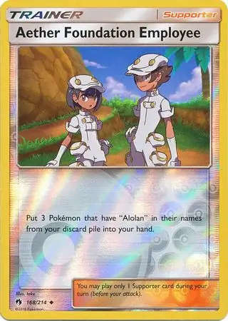 Aether Foundation Employee Reverse Holo