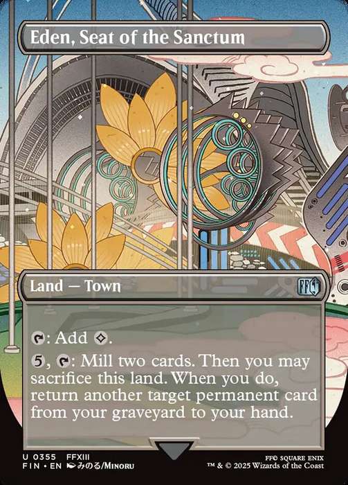 Eden, Seat of the Sanctum Borderless Alternate Arts