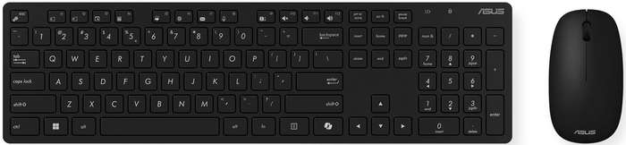ASUS W5000 Wireless Keyboard and Mouse Set Black