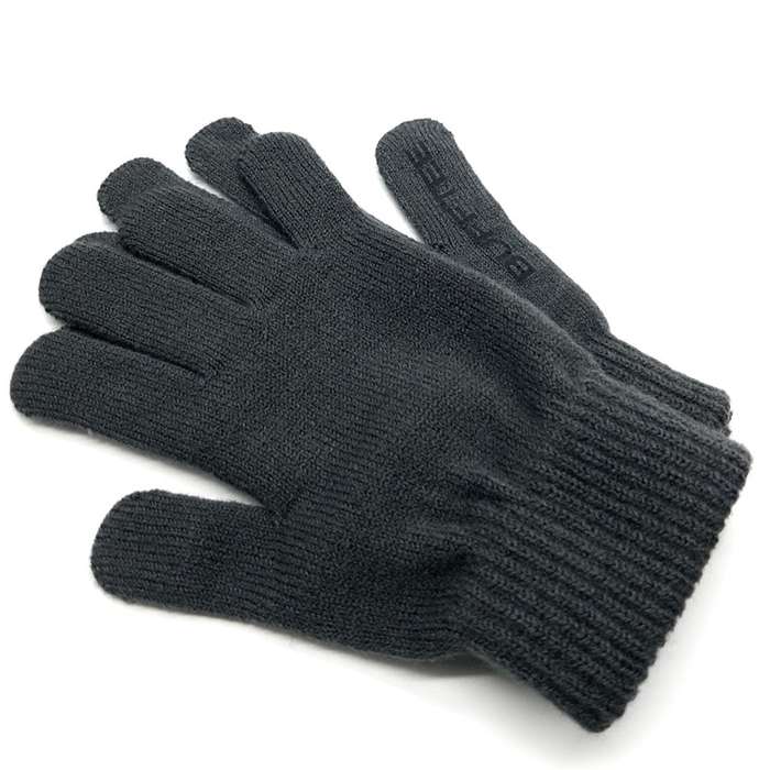 Bufftee Adults Beanie Scarf & Gloves Winter Warm Set-Grey