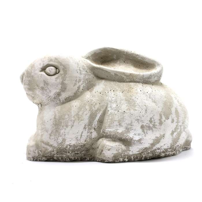 Palm Gardens Concrete Rabbit-Small Garden Statue Ornament