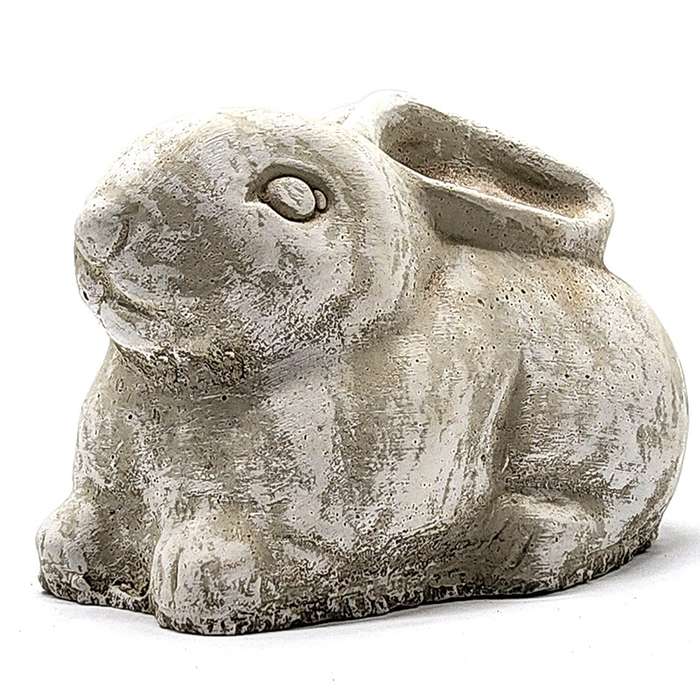 Palm Gardens Concrete Rabbit-Small Garden Statue Ornament