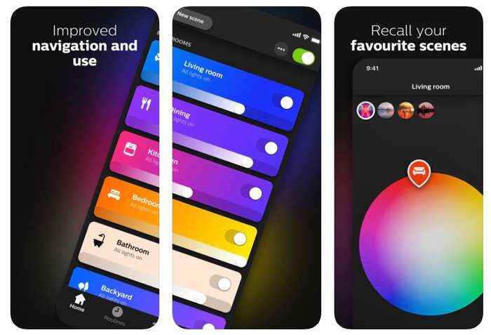 Nuova app Philips Hue con 30 scenari e copia colori della ...
