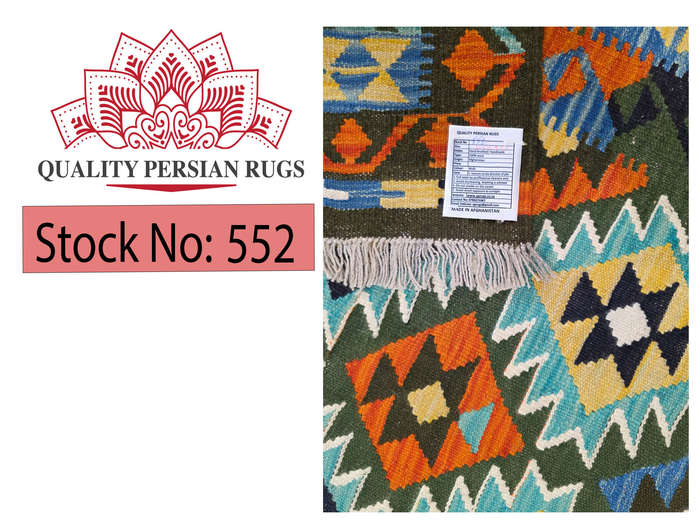 Stunning Afghan kilim rug 305 x 203 cm