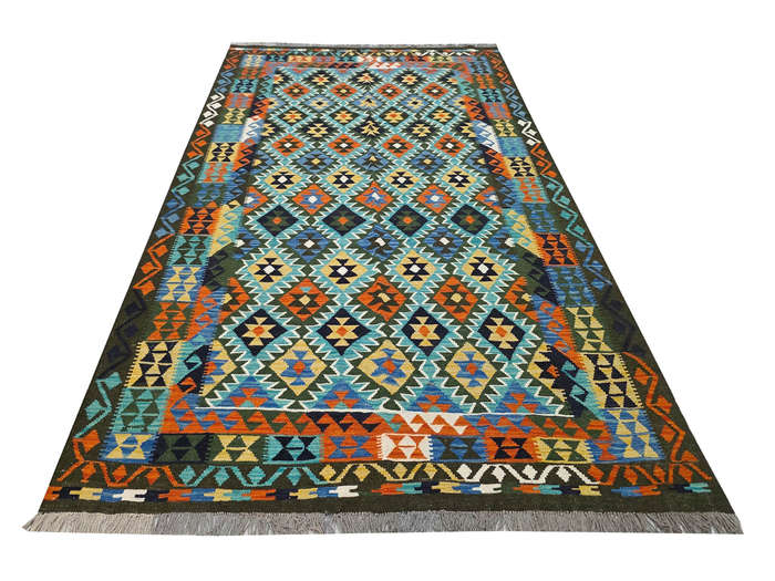 Stunning Afghan kilim rug 305 x 203 cm