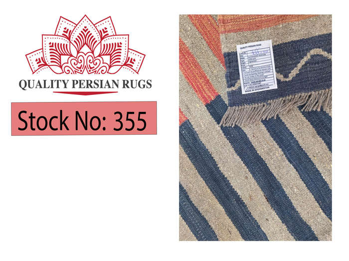 Beautiful Modern design kilim Rug 299 X 207cm