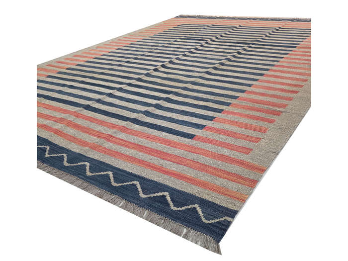 Beautiful Modern design kilim Rug 299 X 207cm