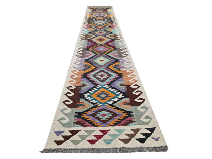 Fine Handwoven Afghan kilim 490 x 82  cm