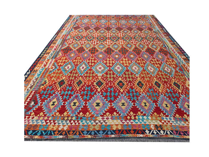 Stunning Handwoven woolen Kilim Rug 598 X 400 cm