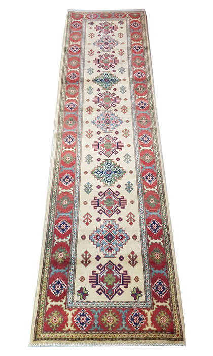 Incredible Afghan Kazaq Runner 295 x 80cm