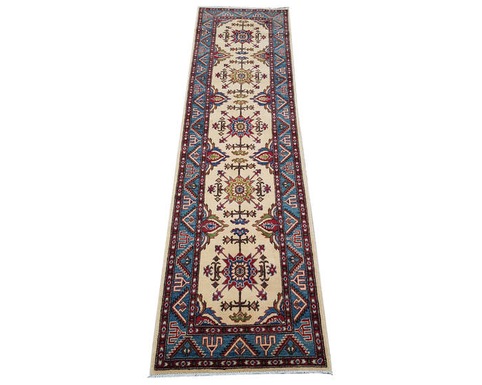 Gorgeous Afghan Kazaq Carpet 295 x 83cm