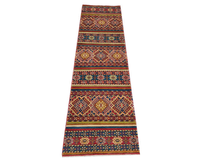 Gorgeous Afghan Ariana Carpet 306 x 84cm