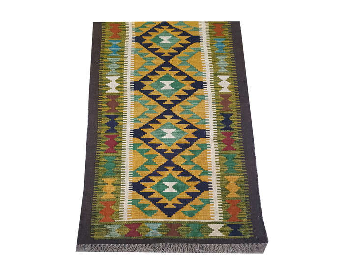 Stunning Handmade Maimana kilim 197-X-64  cm