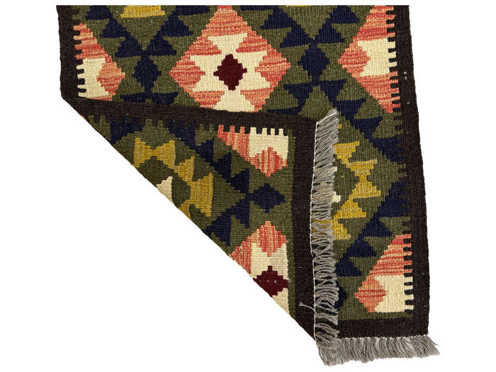 Fine Afghan Maimana kilim 205 x 62 cm