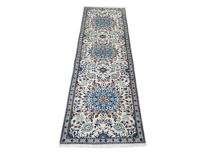 Beautiful Fine Nain Persian Carpet 295 x 80 CM