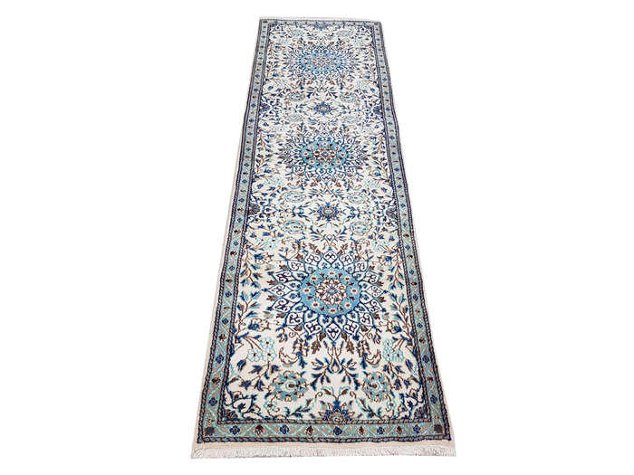 Beautiful Fine Nain Persian Carpet 295 x 80 CM